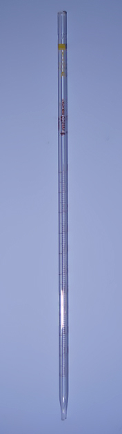 1 mL MOHR MEASURING PIPET in 1/100 mL SIBATA CLASS «A»