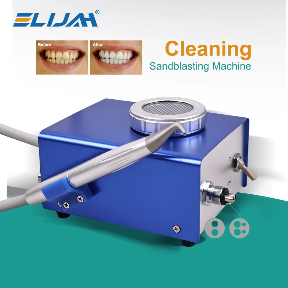 Dental Air Water Prophy Polishing Sandblasting Machine Teeth Cleaning Machine-US