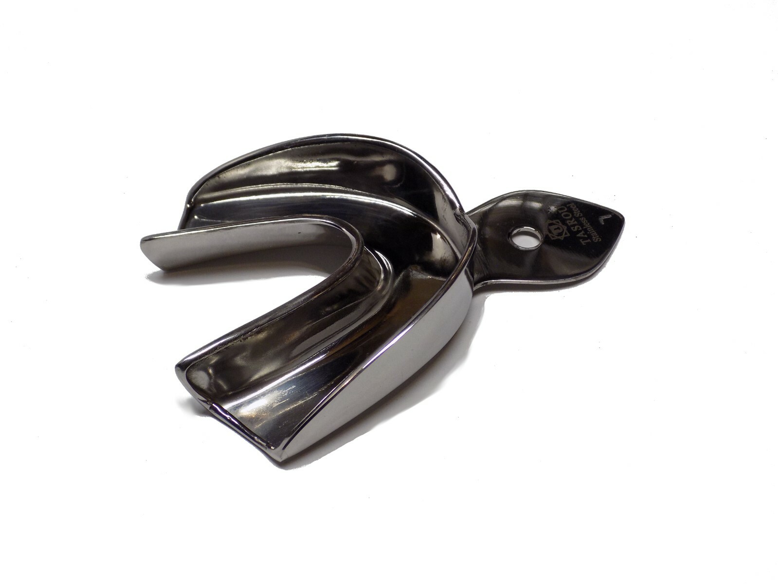 Non Perforated Lower Denture Impression Metallic Tray L,M,S Tasrou Dental