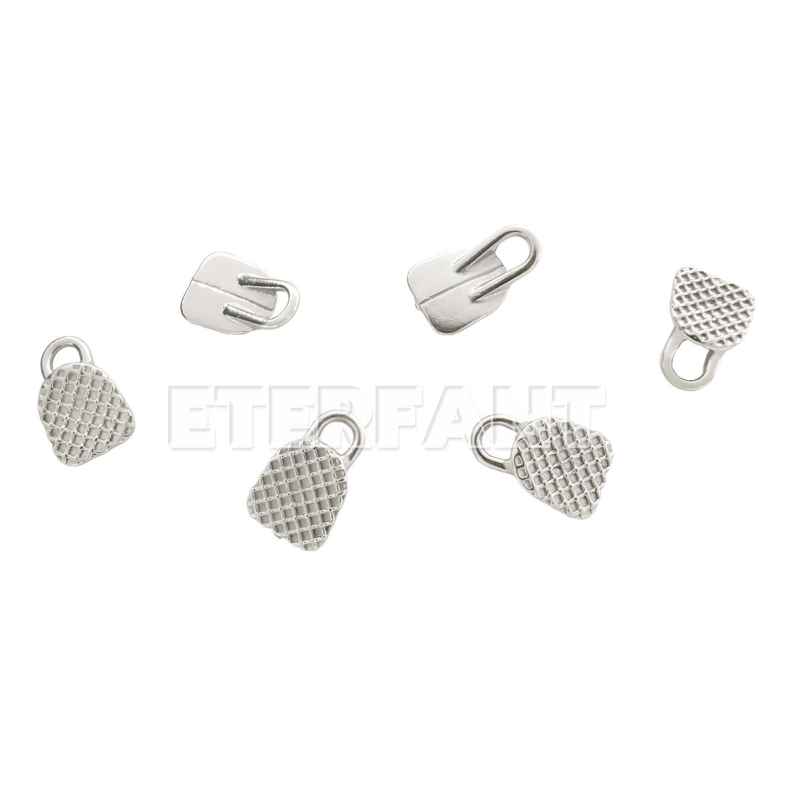 10Pcs/pack Dental Ortho Lingual Button Bondable Rectangular/Round Traction Hook