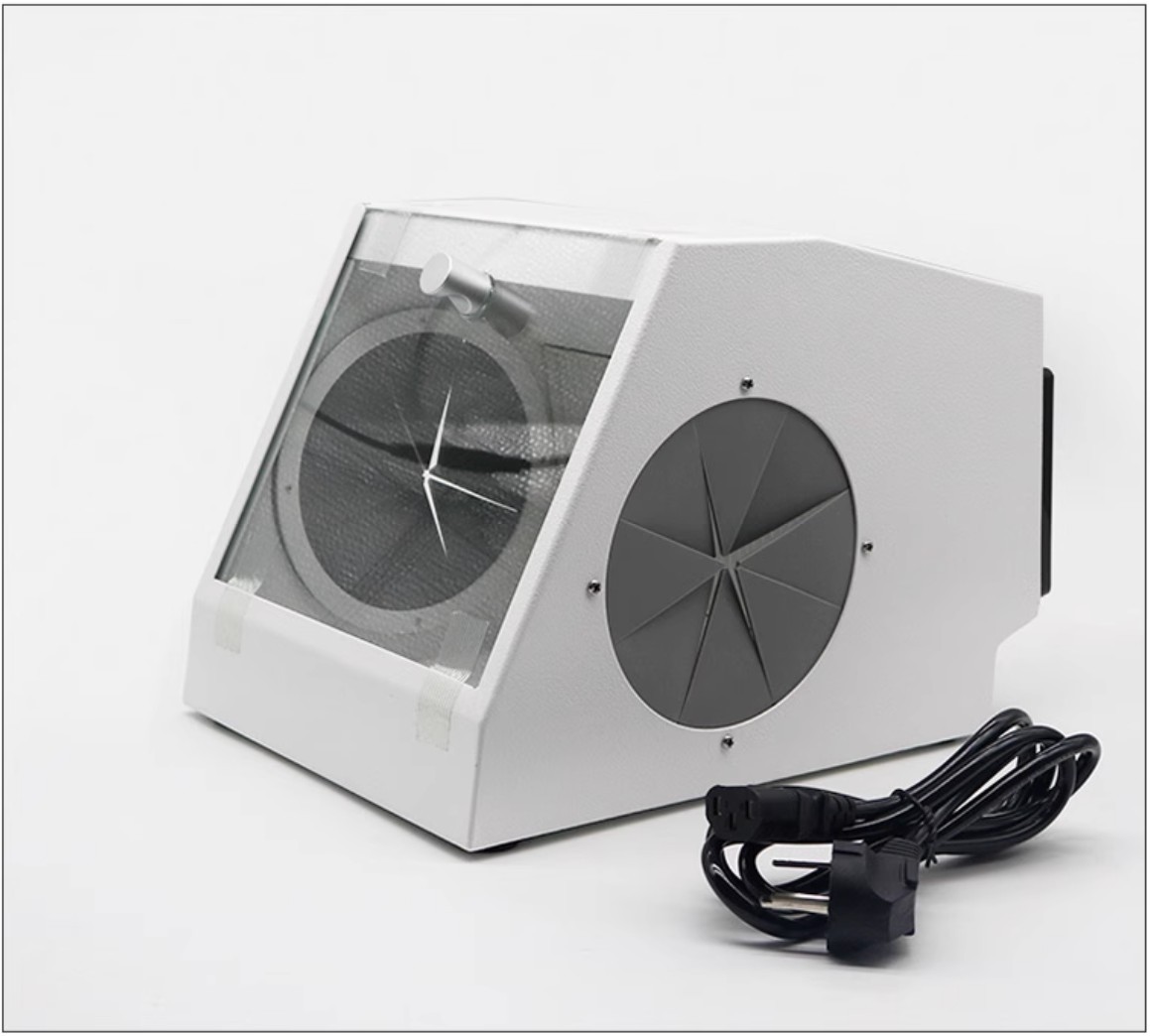 Dental Sandblasting Dust-proof Case LED Grinding Polishing Box Lapping Protector