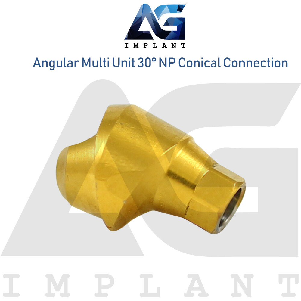 Angular Multi Unit Abut ment 30° Full Kit Conical Connection NP 2.25mm Hex