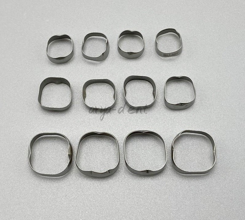 Dental Orthodontic 1st Plain Molar Bands Buccal Tubes Cleats Roth 022 #29-44+