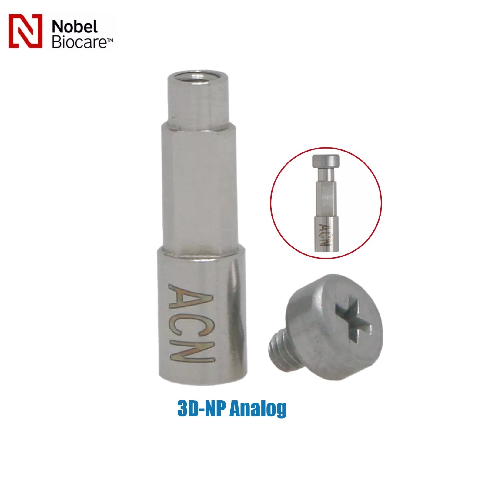 Dental Scan Body 3D Implant Analog for Nobel Straumann Osstem CAD/CAM Impression