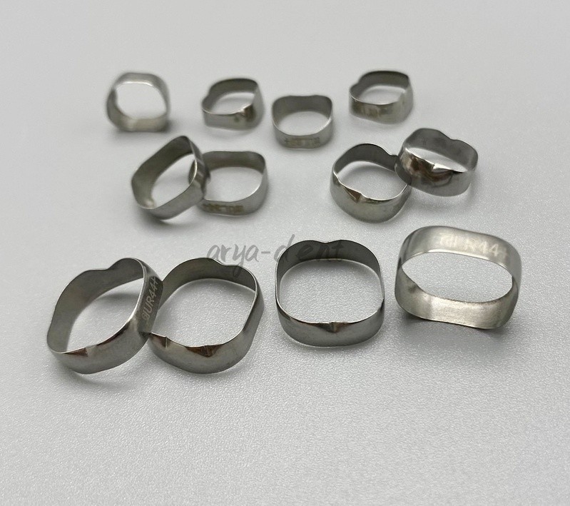 Dental Orthodontic 1st Plain Molar Bands Buccal Tubes Cleats Roth 022 #29-44+