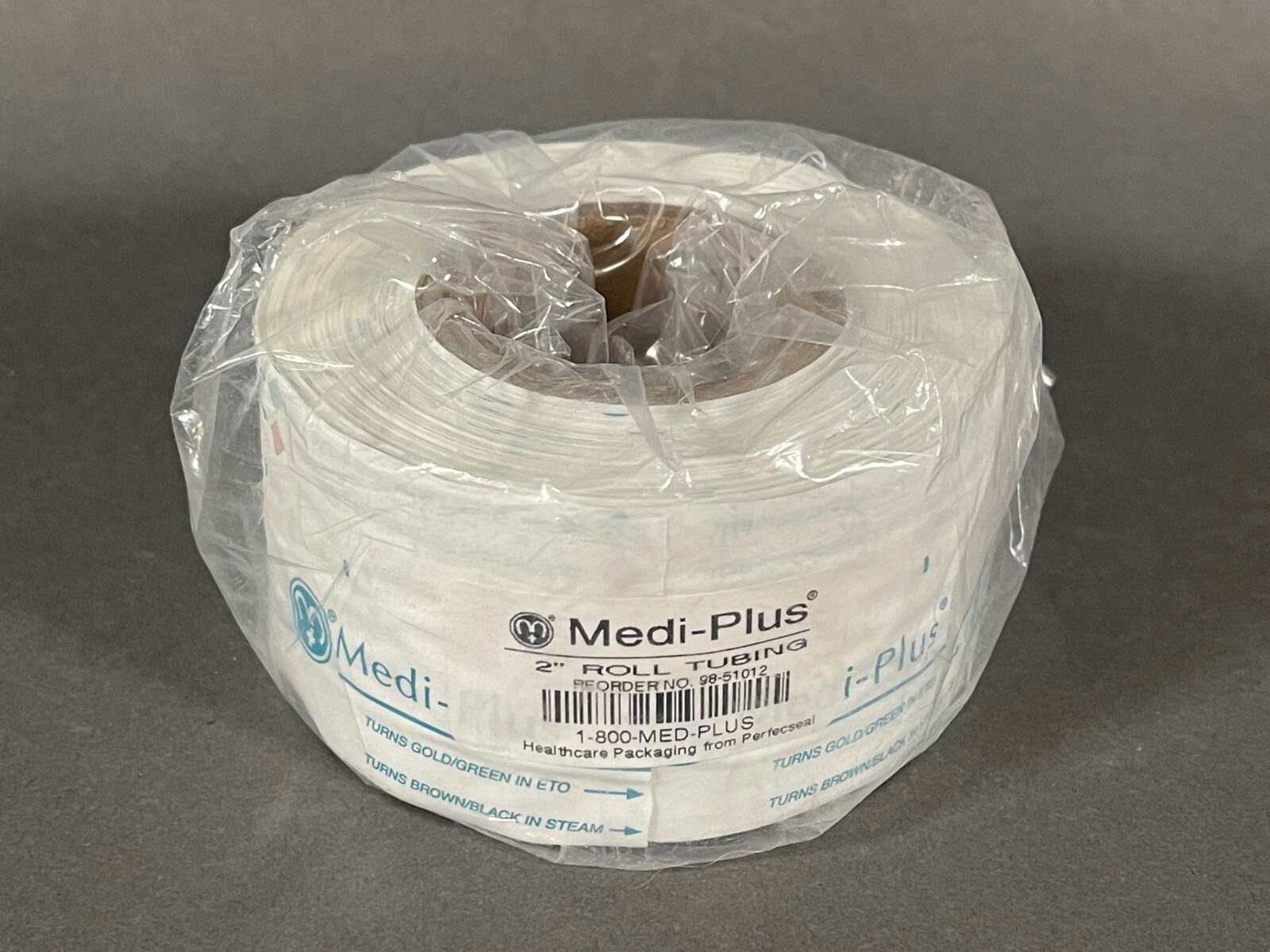Medi-Plus Sterilization Rolls Tubing 2” x 100’ 98-51012 – 1 roll w/ Indicator