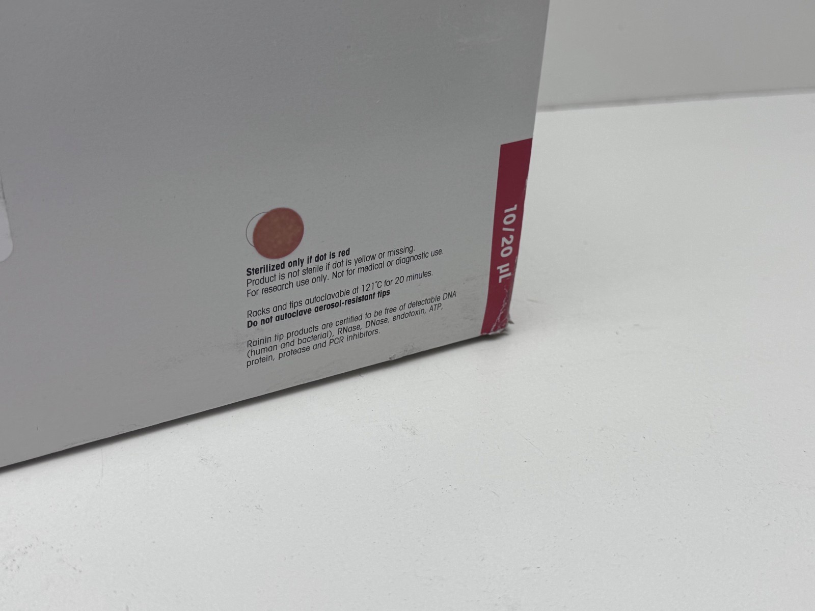 (960) Rainin 17005860 StableRak Bioclean LTS Sterile Filter Pipette Tips 20uL
