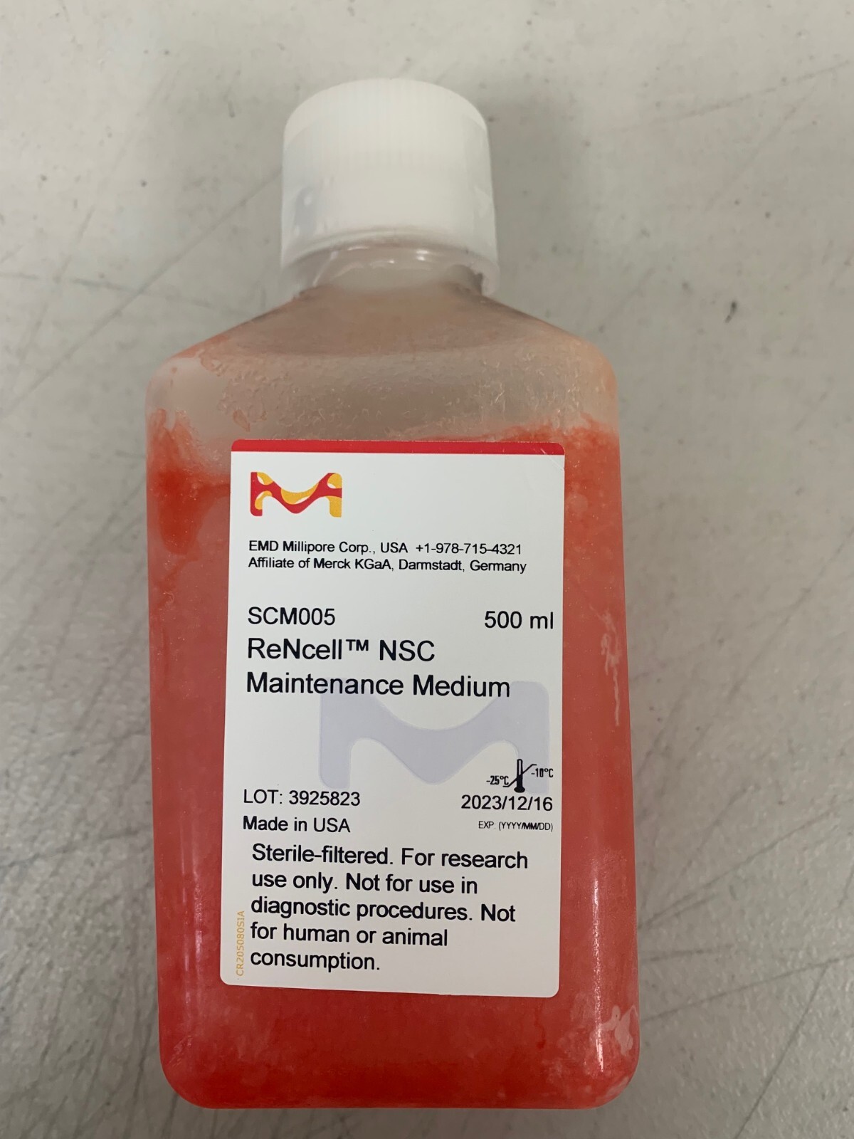Sigma ReNcell NSC maintenance medium SCM005