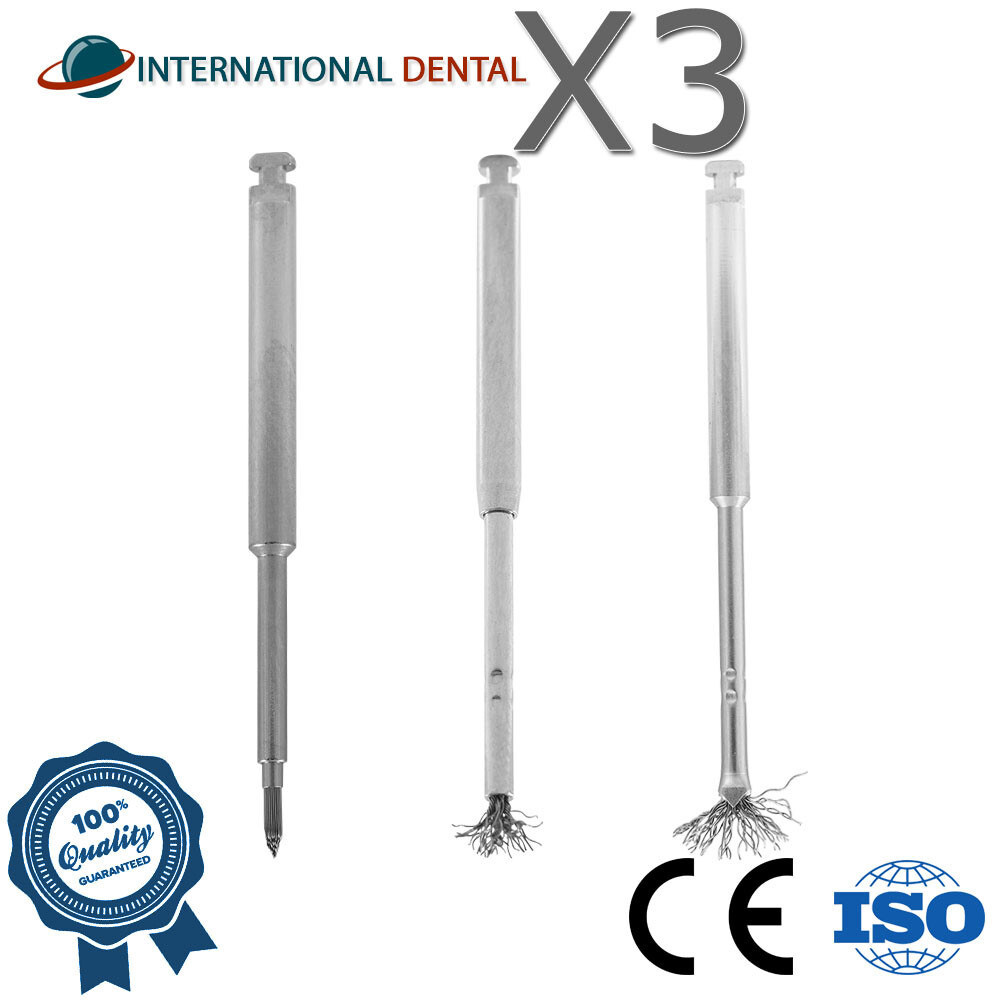 3 Surface Threads Cleaning Brush Dental Fixture Debridement 300-1000 RPM