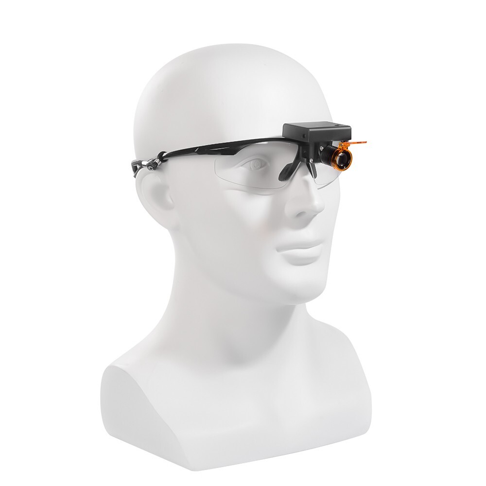 3W Wireless Dental LED Headlight with Optical Filter Dental Loupe Light US