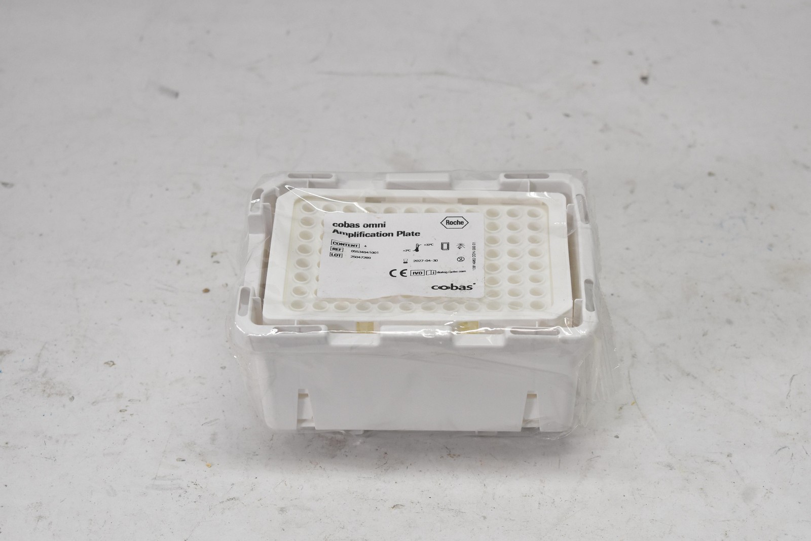 Roche cobas omni Amplification Plate REF 05535491001 IVD CE Content 4 Exp 2027
