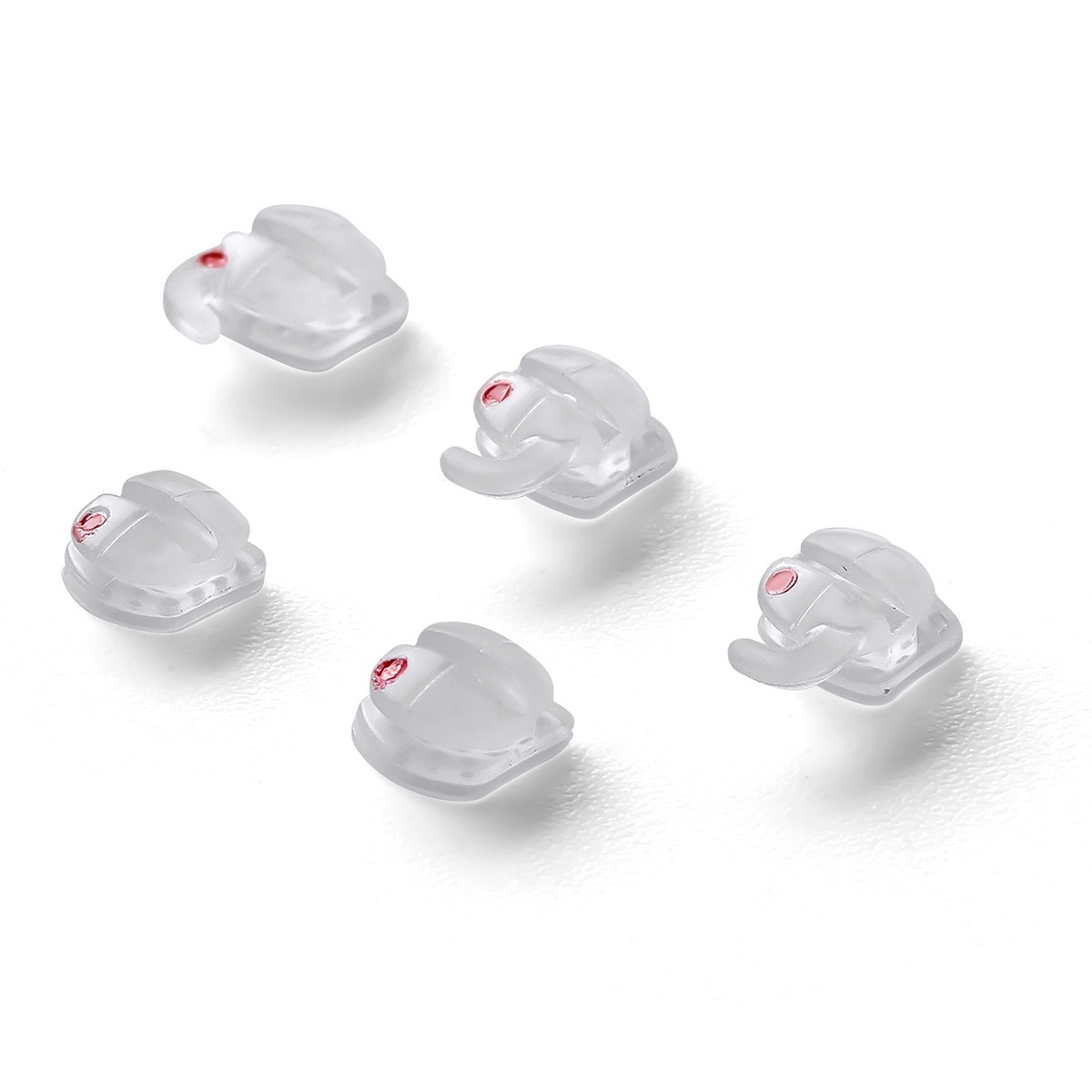 AZDENT Dental Orthodontic Ceramic Brackets Braces Roth/MBT 0.022 Hooks 345