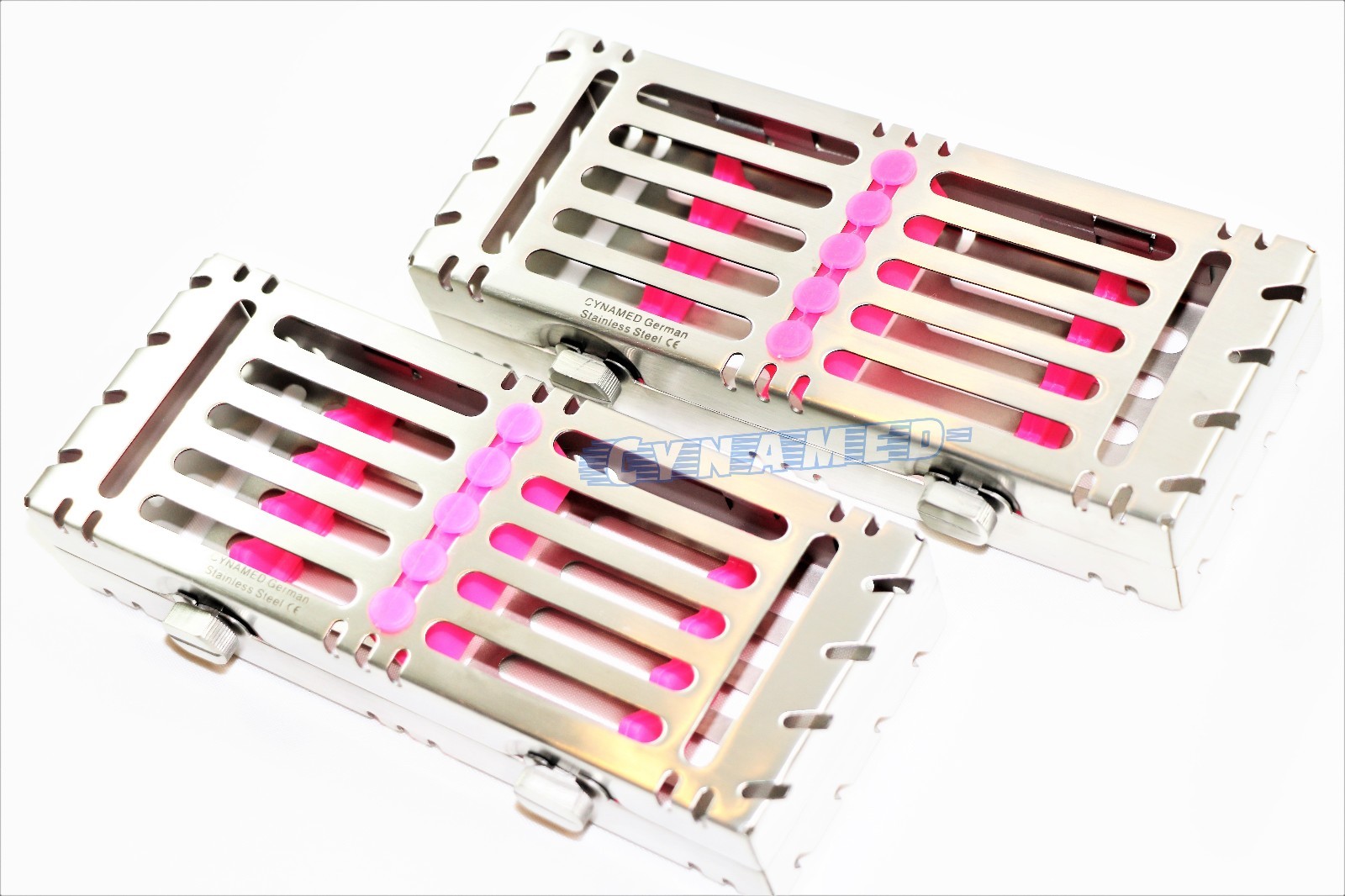 DETACHABLE STERILIZATION RACK DOUBLE BUTTON GERMAN GRADE FOR 5 INSTRUMENTS 2PCS