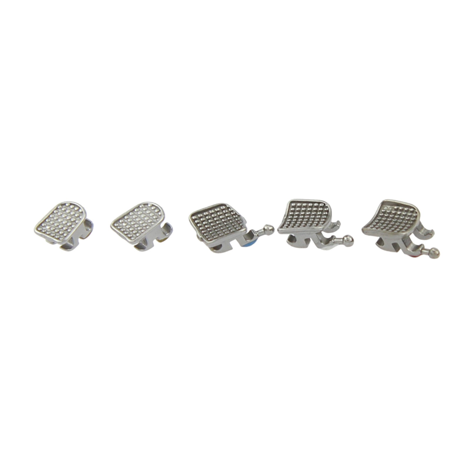 Dental Ortodoncia Brackets MIM Metal Braces Mini Roth MBT 0.018 345 Hooks 5-5