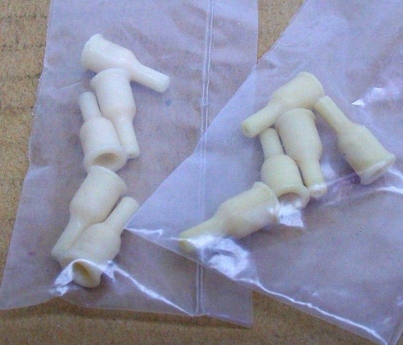 NOS LOT OF 30 VARIOUS BAXTER HEALTHCARE TUBES CONNECTORS JOINTS STOPPERS BM