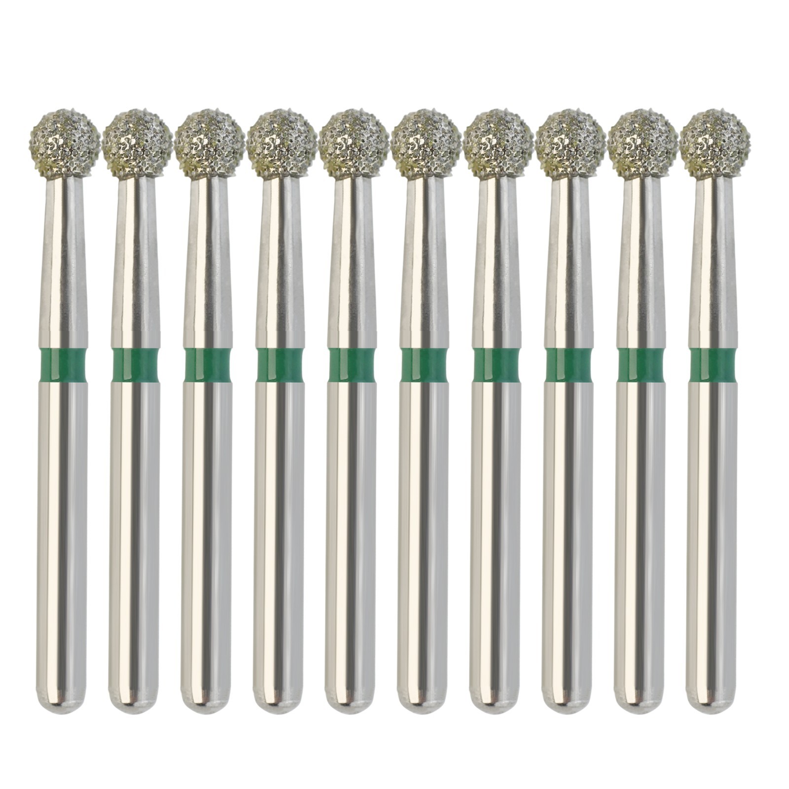 Dental Diamond Bur Multi-use Long Round Ball Bur FG High Speed 801 Surgical 801L