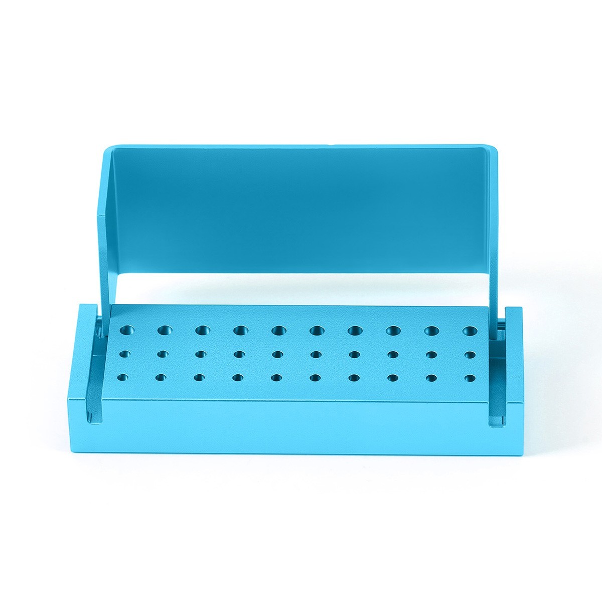 30 Holes Dental Burs Block Holder Disinfection Sterilization Box for RA FG Bur