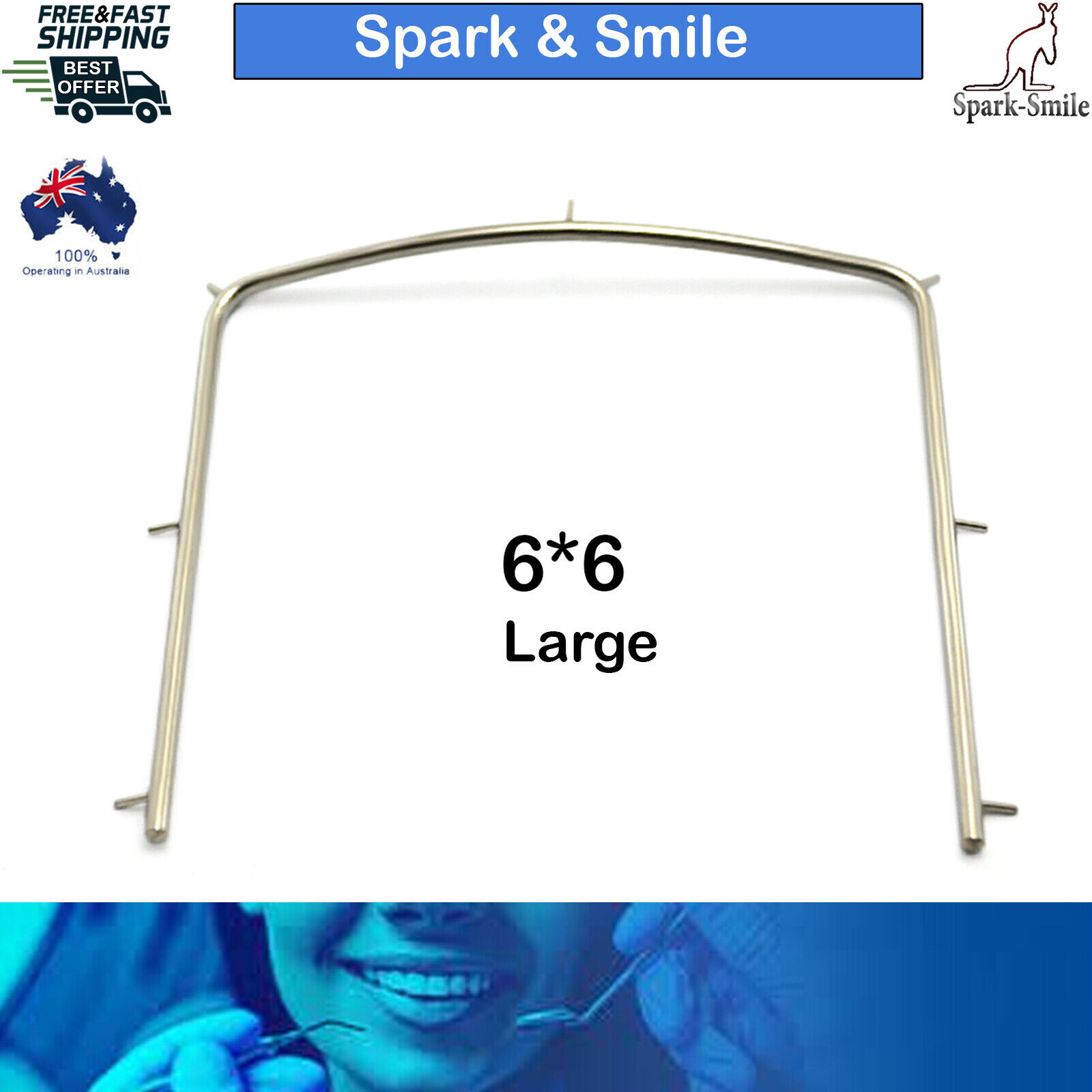 Dam Frames 3pcs Rubber Dam Frames Surgical Endodontics Instruments Stainless CE
