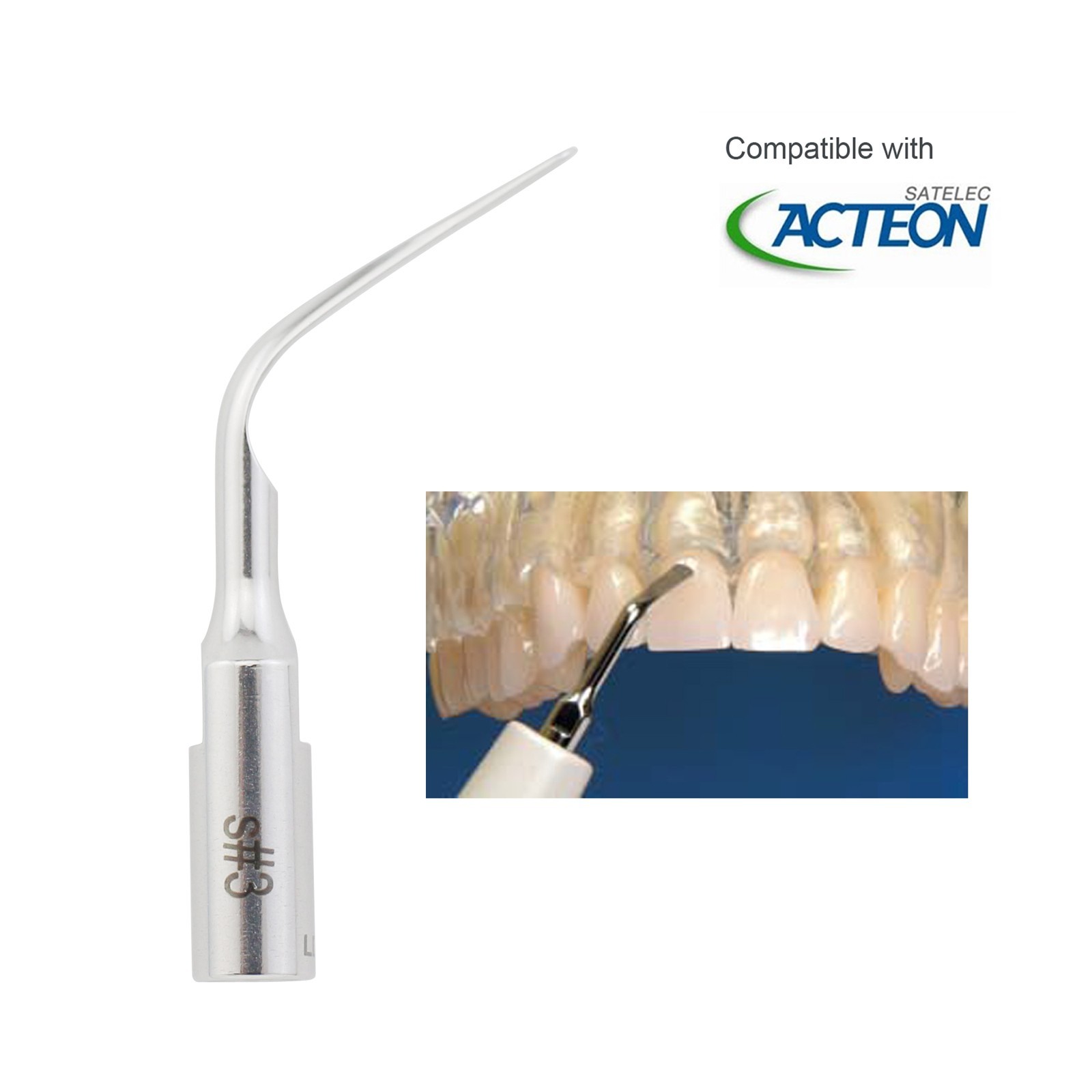 NEWTRON P5 Scaler Tips Dental Perio Scaling Tip #1 #1S #2 #3 fit Acteon Satelec