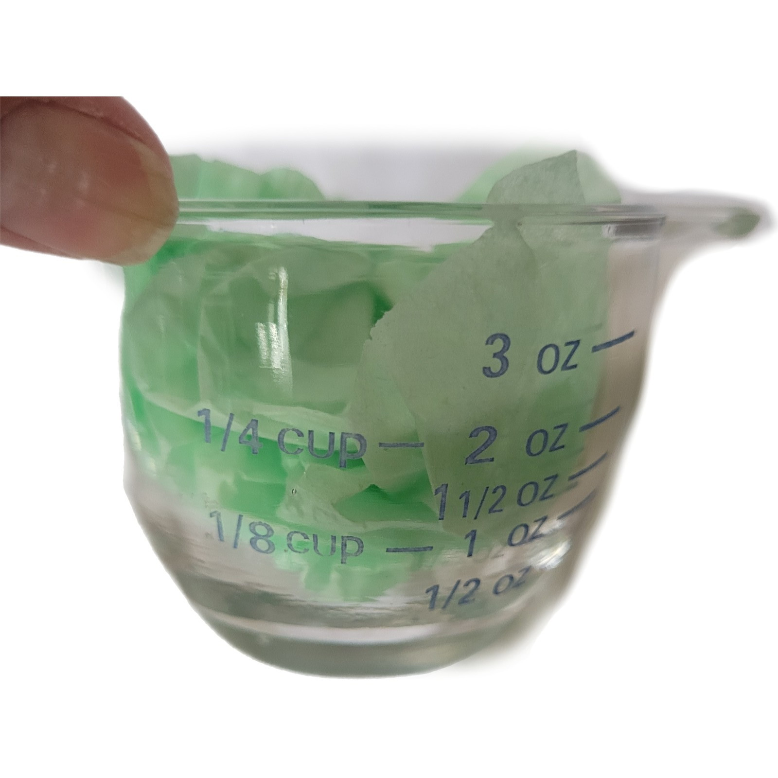 4 Piece Small Clear Glass Measuring Cups 200ml, 100ml, 50ml, 25ml