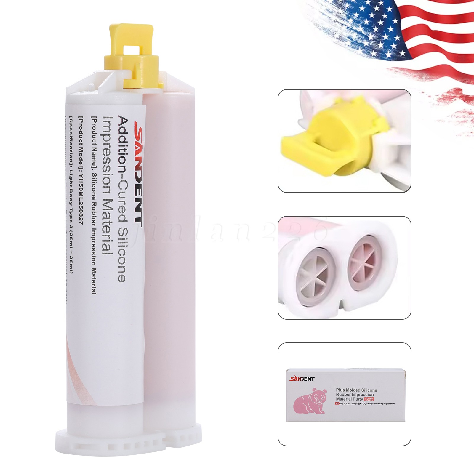Dental Putty Fast Set PVS VPS Dental Impression Material Silicon Base+Catalystst