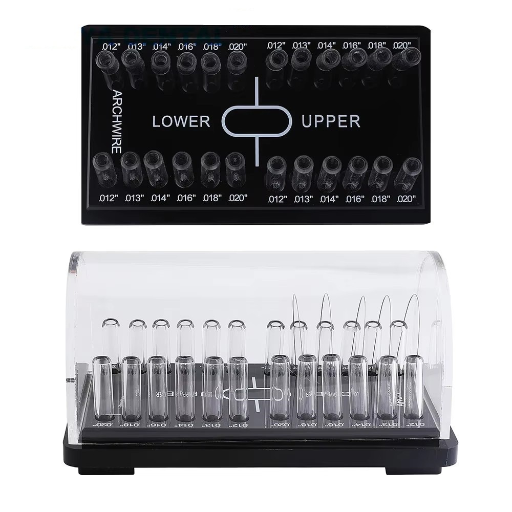 1pc Dental Orthodontic Arch Wire Rack Holder Acrylic Organizer Case Storage Box