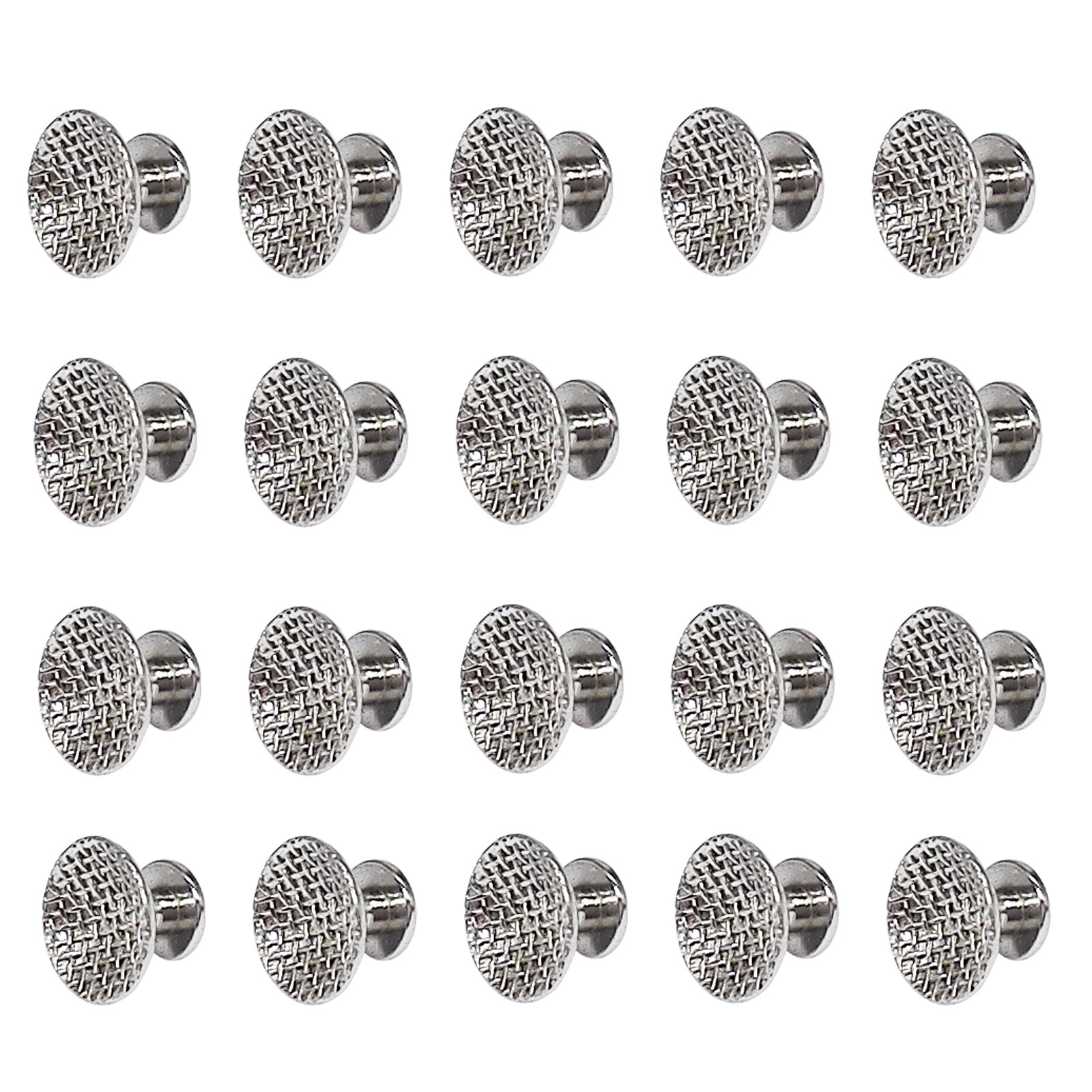 Dental Orthodontic Lingual Button Bondable Round Base with Mesh Base