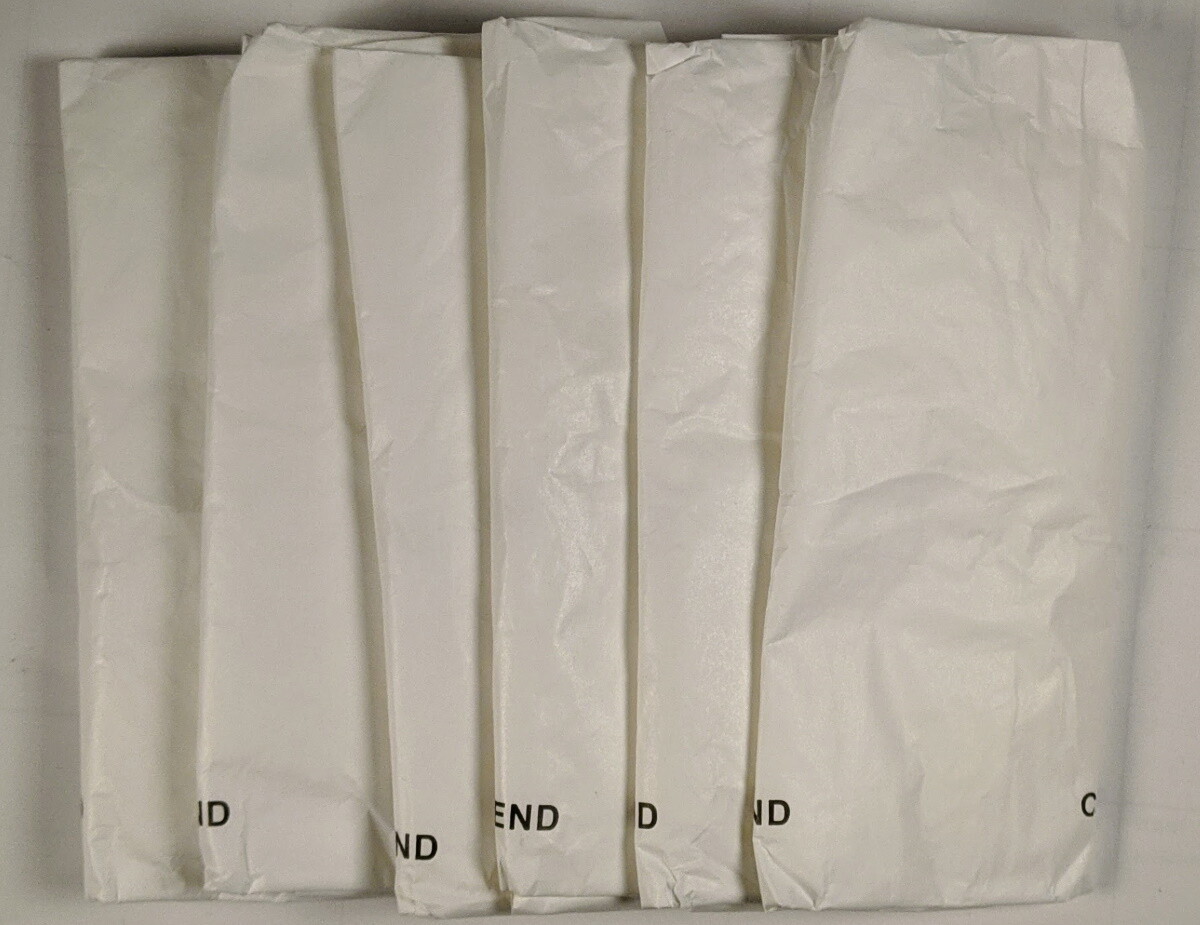 12 pc (6 Pair) Vinyl Gloves, Individually Wrapped, Medical Exam Gloves Sz L, PPE