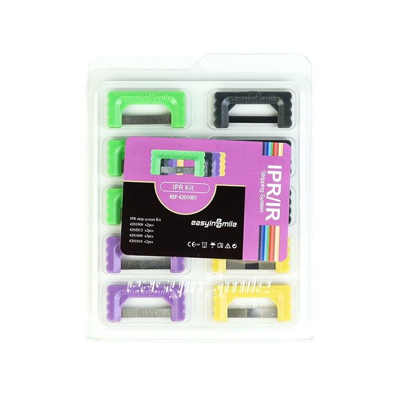 Orthodontic Interproximal Reduction Strips Dental IPR System Kit Hand 10Pcs/Set