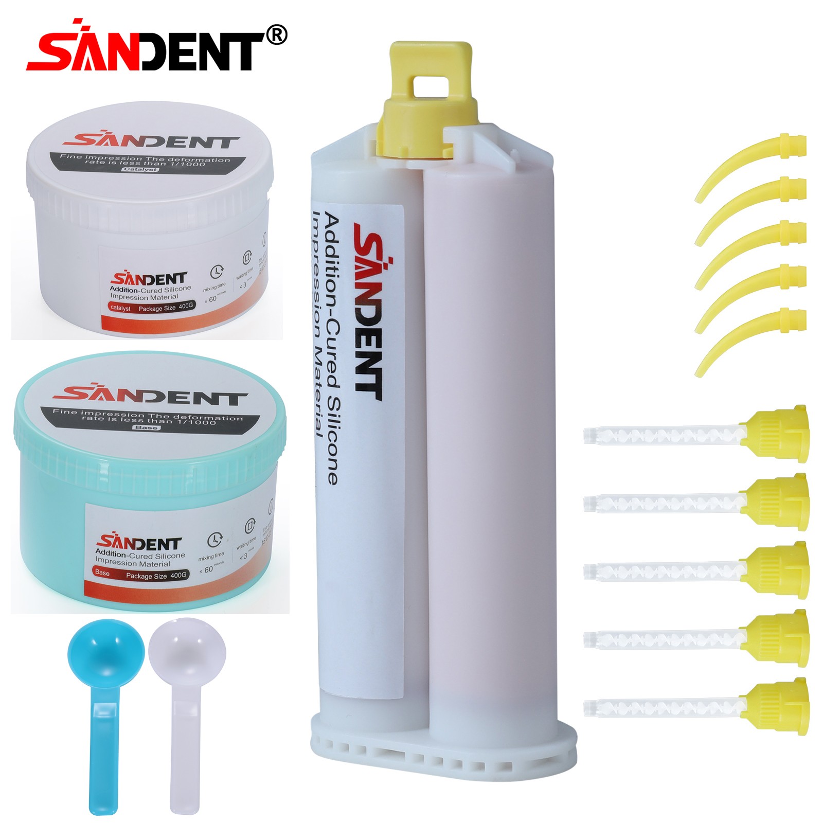 VPS PVS Dental Impression Silicone Material Putty + Light Body Set B Fast/Normal