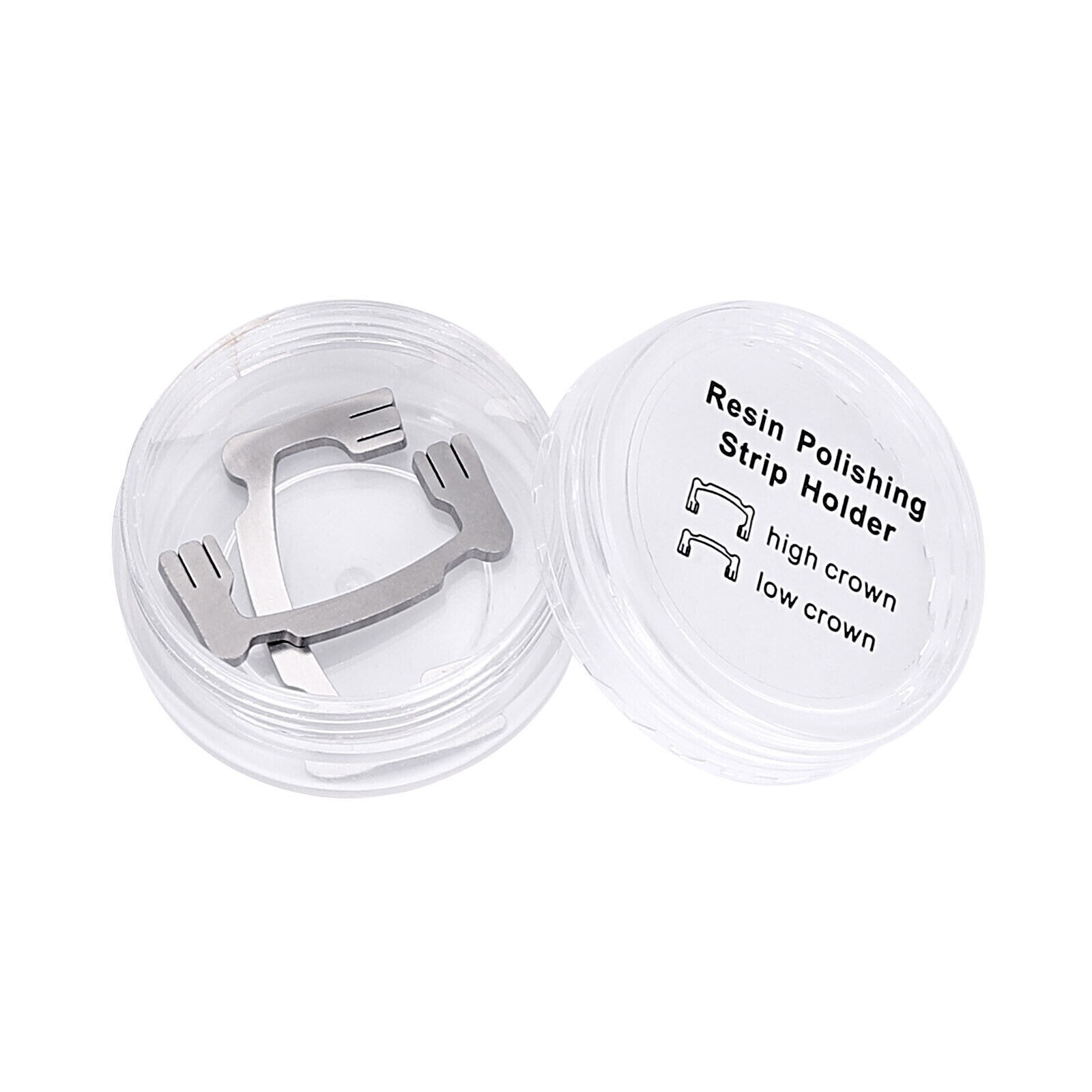 2 Pcs/Box Dental Polishing Strips Holder Resin Sanding Sticks High + Low Tool