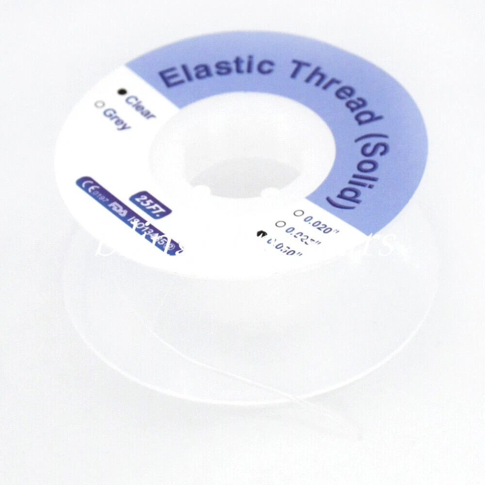 Dental Orthodontic Solid Elastic Thread Power Tube Archwires Wires 020/025/030