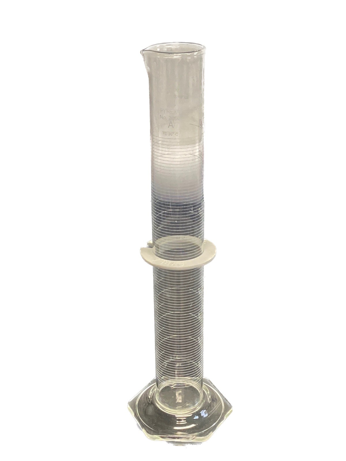 PYREX Glass Class A 1000mL TD Single Metric Graduated Cylinder Hex Base 30621000