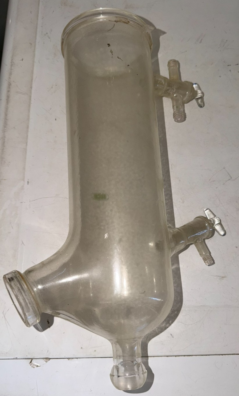 Buchi Jacketed Cold Trap Condenser – Outer Assembly Only, No Inner Glass or Lid