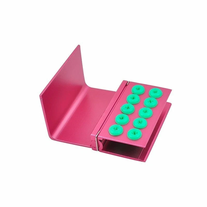 Dental Bur Drill Holder Block Disinfection Box 10/15/16/24/30/76/100/142 Holes