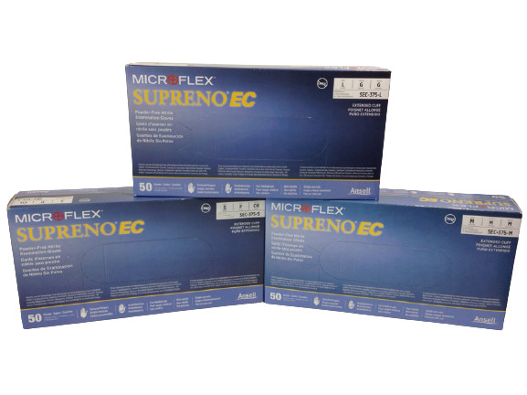 MICROFLEX Supreno EC Powder-Free Nitrile Gloves SEC-375 – 50CT
