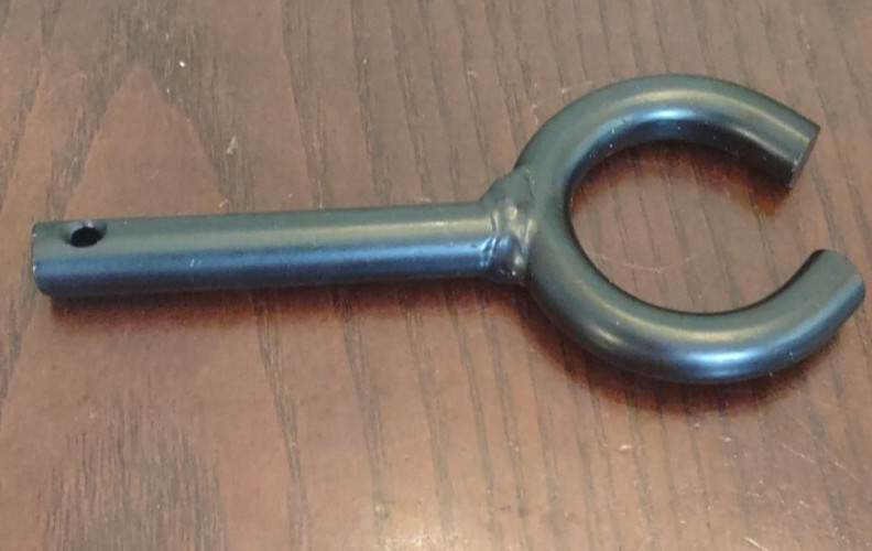 Boat/Marine/RV Metal 4.5″ Black Hook-Brand New-SHIPS N 24 HOURS