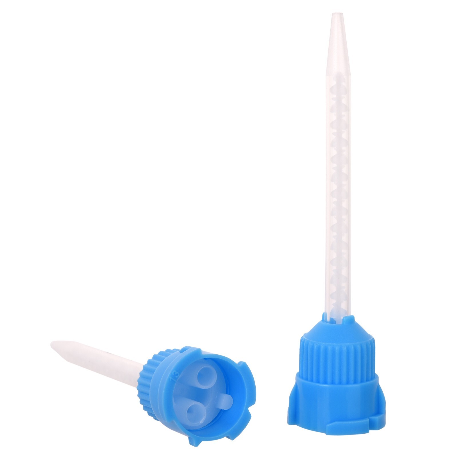 250(5 Bags) Dental Mixing Tips Impression Temporary C&B Material Blue/White