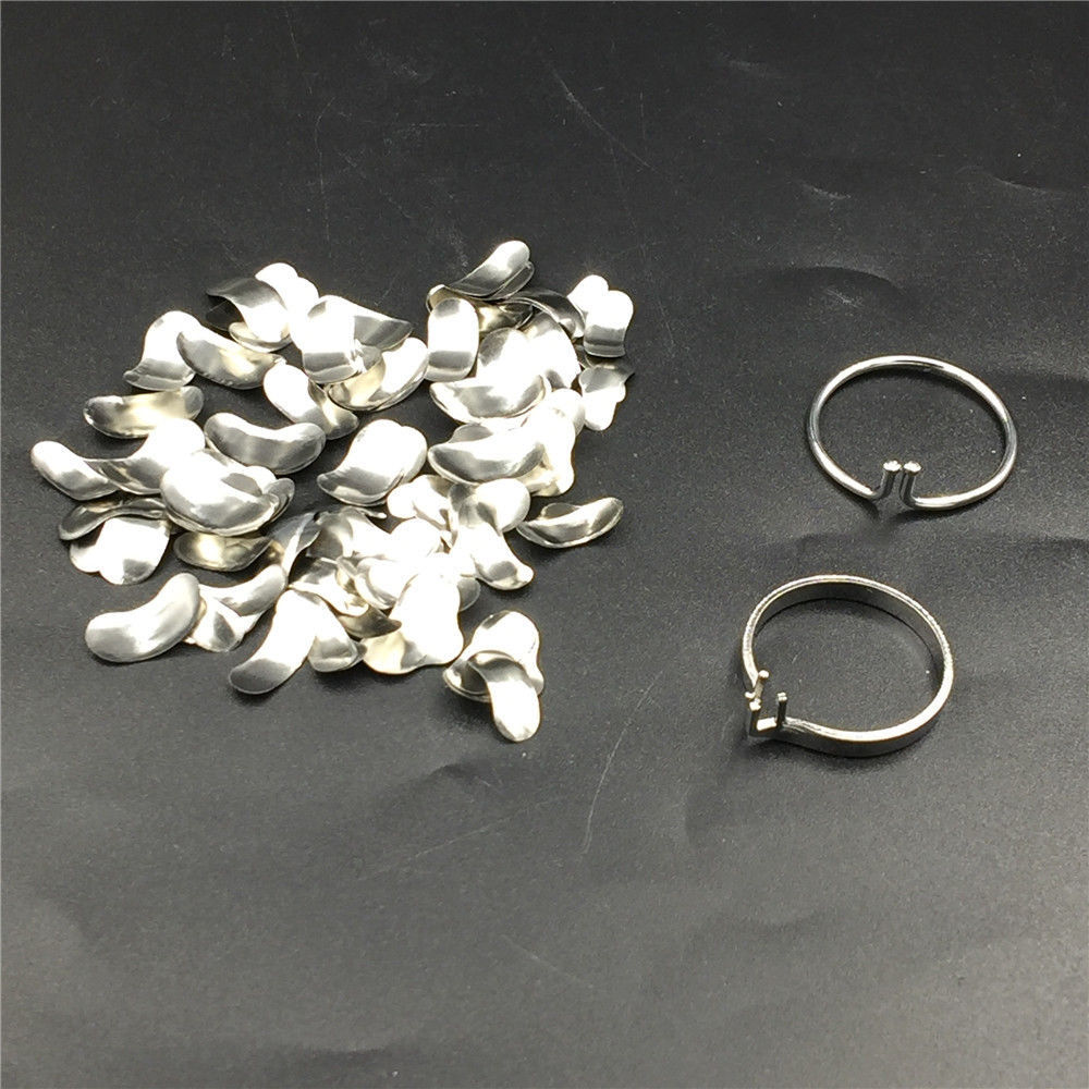 5×Dental TOR VM Orthodontic Sectional Contoured Matrices 35 μm Hard 2 Ring