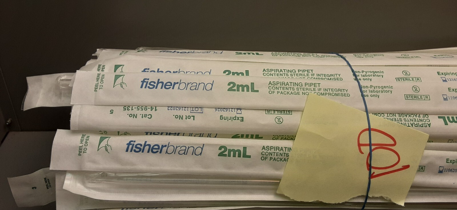 Fisherbrand Aspirating Pipets, 2mL, Lot of (100) 14-955-135