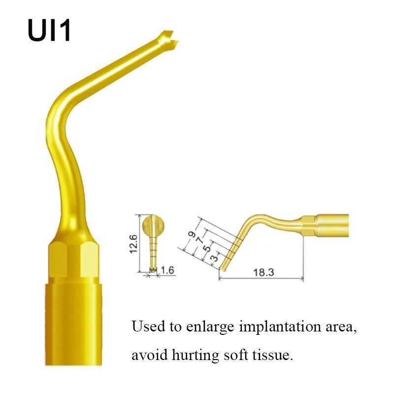 Dental Bone Surgery Tips Fit for Mectron Piezosurgery Woodpecker Ultrasurgery SM