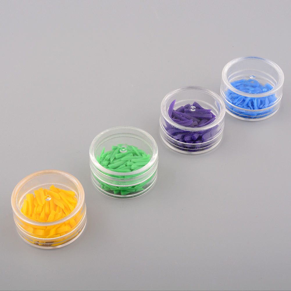 100 Pcs/box Disposable Dental Tooth Gap Concave Design Wedge Diastema W/ Hole