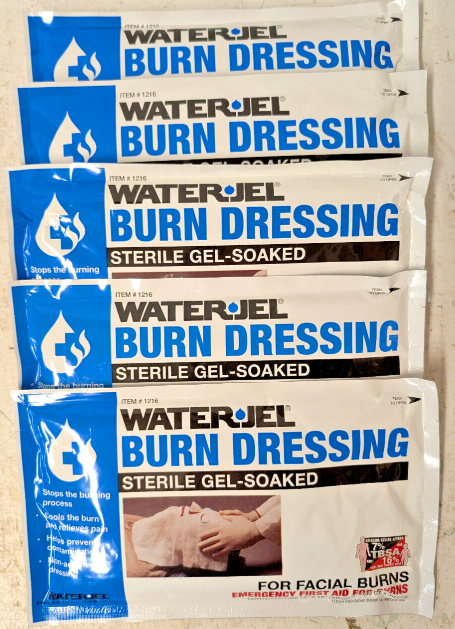 Water-Jel 1216-01 Sterile Gel-Soaked Face Mask, Burn Dressing 12″ X 16″
