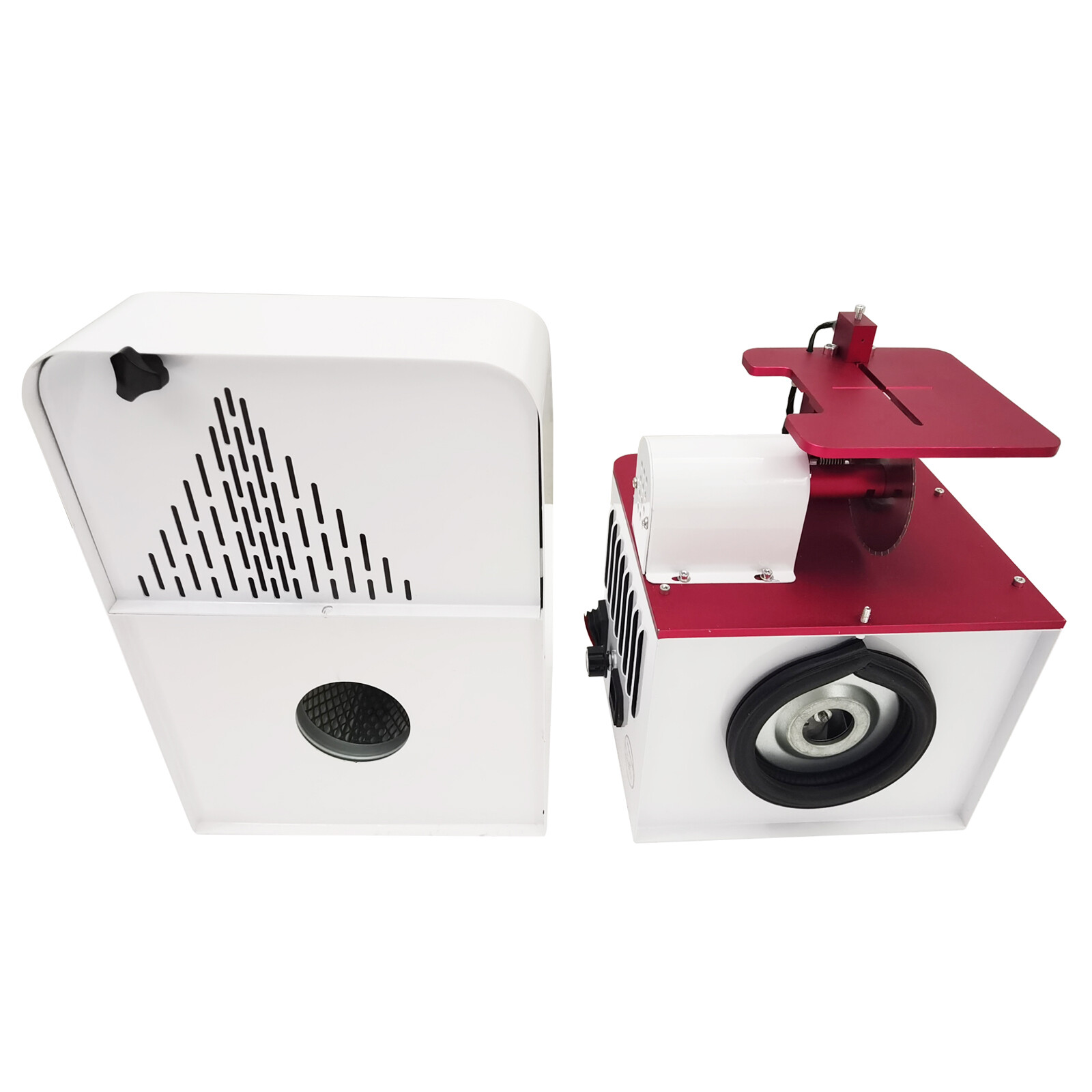 Lab Electric Gypsum Cutting Machine with Dust Removal Function Down-cutting 110V