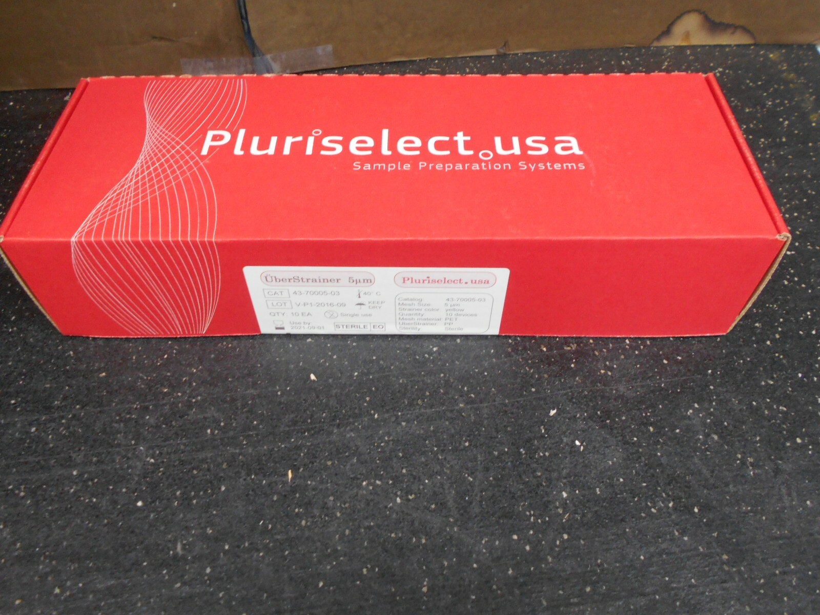 PLURISELECT 5µm UBERSTRAINER 43 70005 03 STERILE BOX OF 10