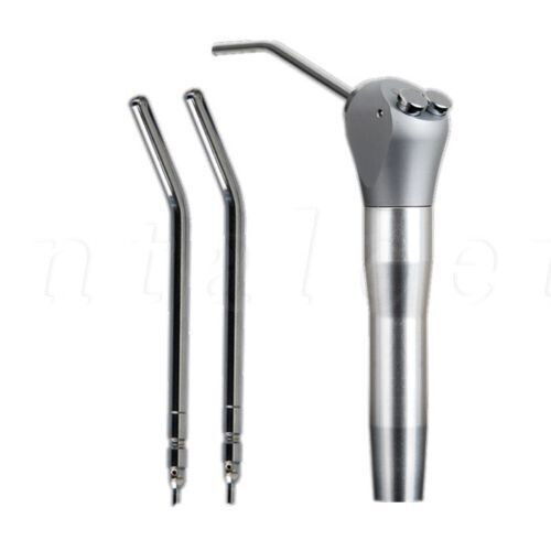 Dental 3 Way Air Water Syringe with Nozzles Triple Way Spray Handpiece