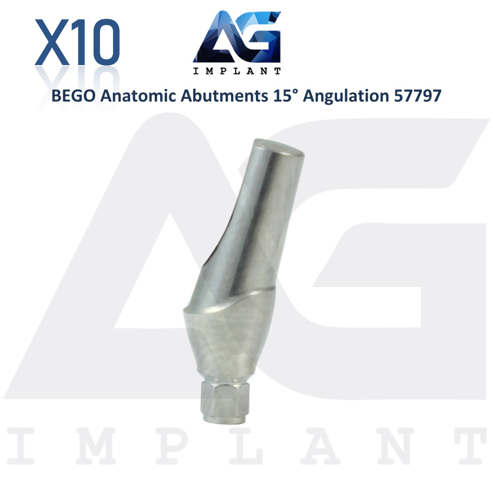 10 Anatomic Prosthetics Angled 15° Compatible with BEGO® Ø3.8mm – 57797 Dental