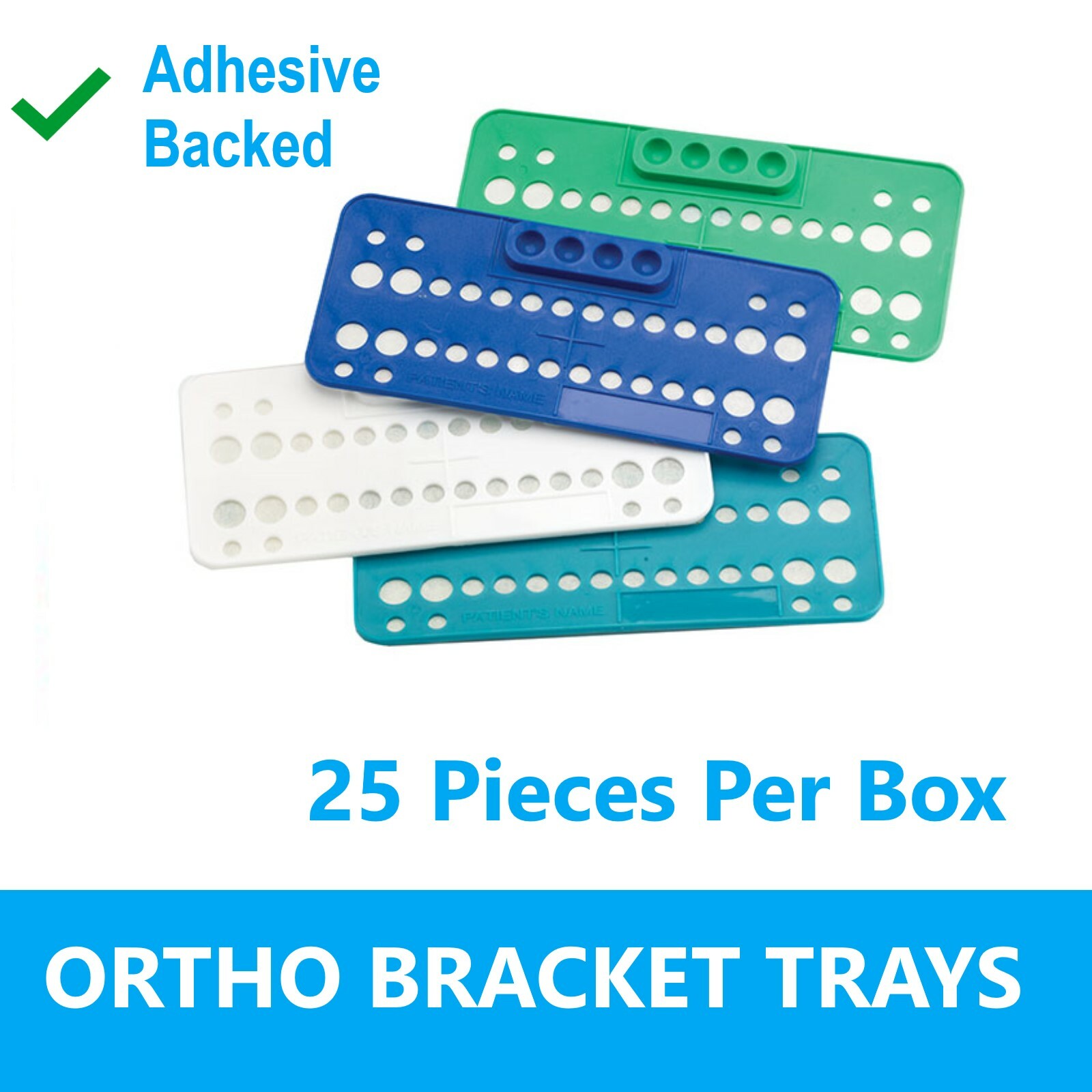 25/Pack – Dental Orthodontic Bracket Trays Holder – Ortho Bracket Tray Trays