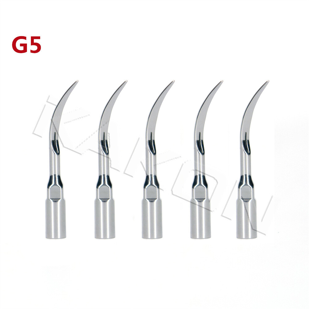 5Pcs G5 Dental Ultrasonic Scalers Scaling Tips Fit for EMS/WOODPECKER Handpiece