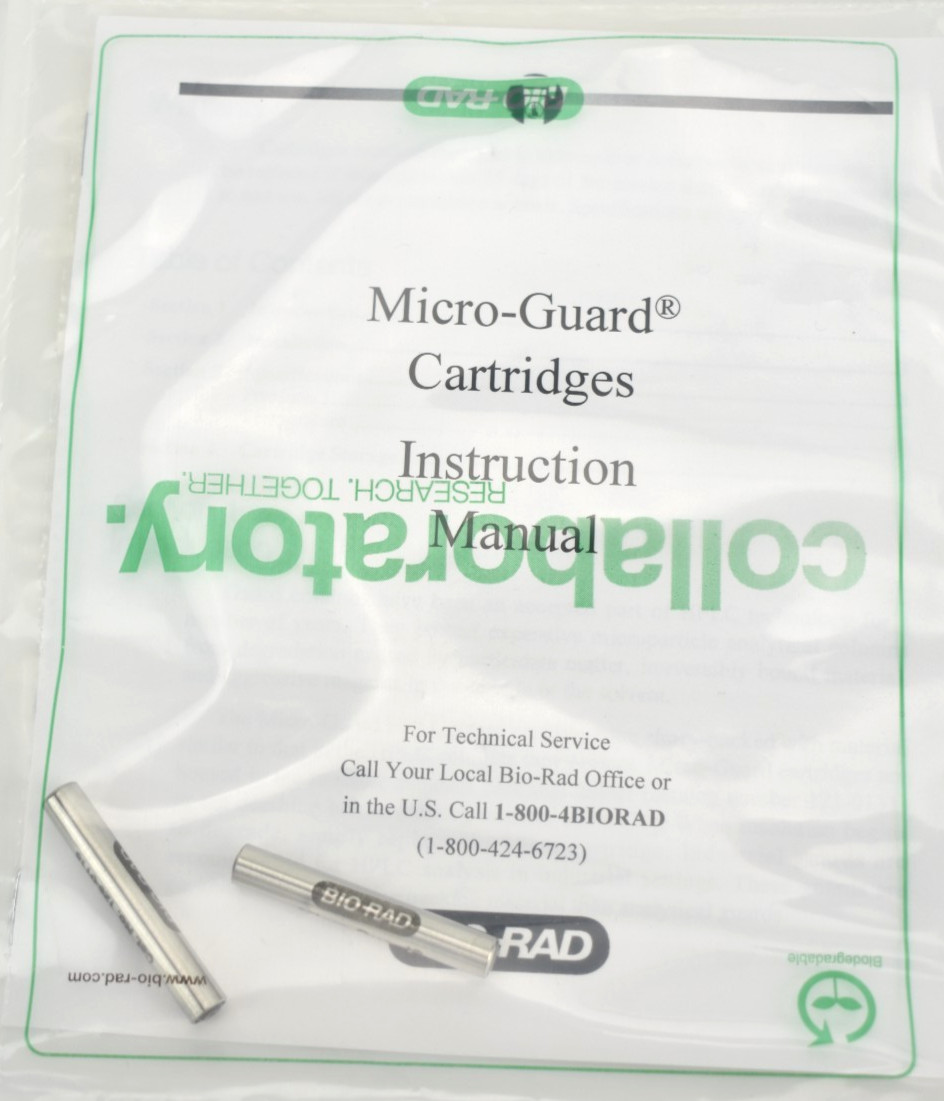 2 Pack – Bio-Rad Micro-Guard De-Ashing Refill Cartridges 125-0118